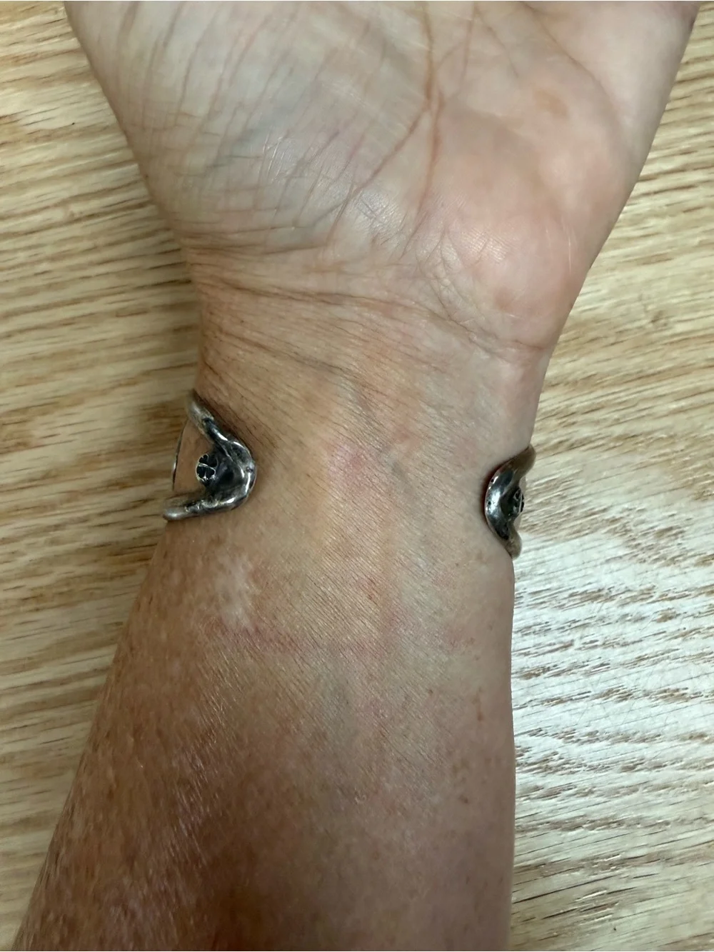 Sterling Silver Openwork Cuff Bracelet